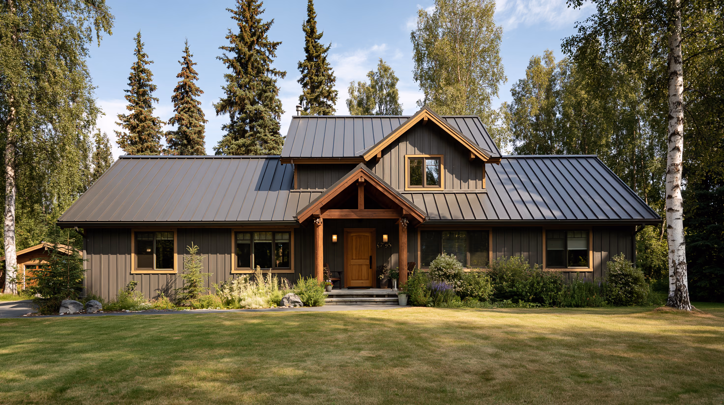 Standing seam metal roof panels